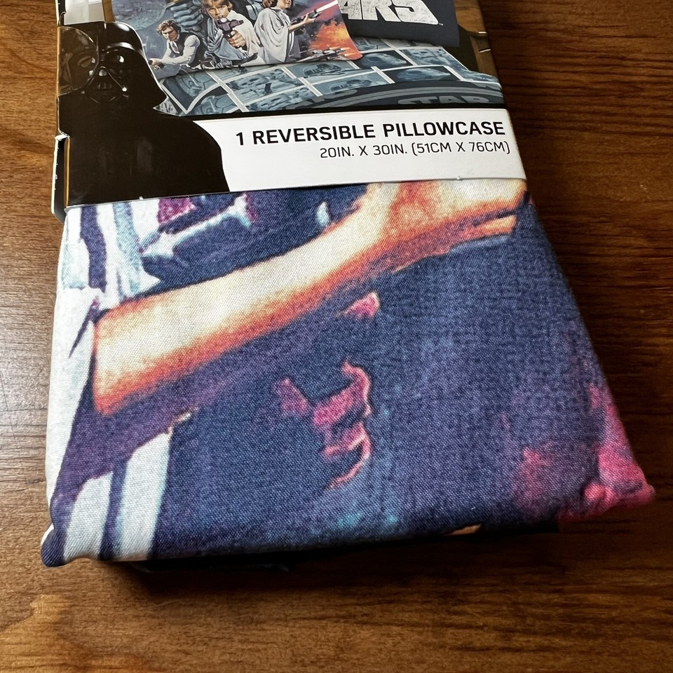Star Wars Pillowcase Standard A New Hope Luke Skywalker Darth Vader NEW eBay
