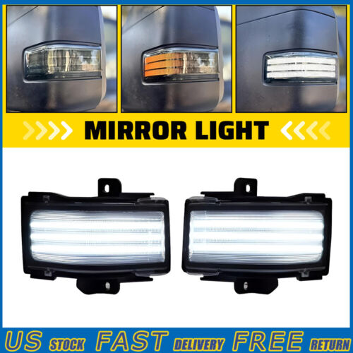 Tow Mirror Turn Signal Light For 2017-2023 Ford F250 F350 F450 F550 Super Duty