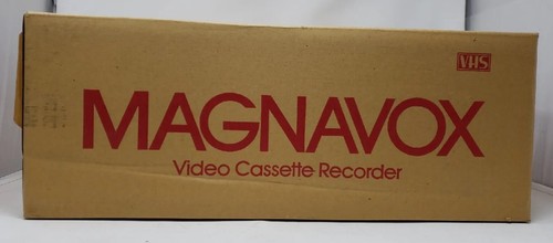 BOX ONLY - Vintage MAGNAVOX VR8405SL01 TOP LOADING VCR VHS Player/Recorder - Picture 3 of 11