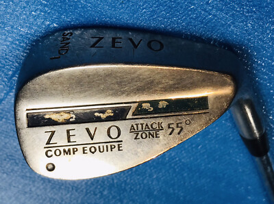 Zevo COMP EQUIPE Attack Zone 55° Sand Wedge   Right Handed -Steel Shaft 36 