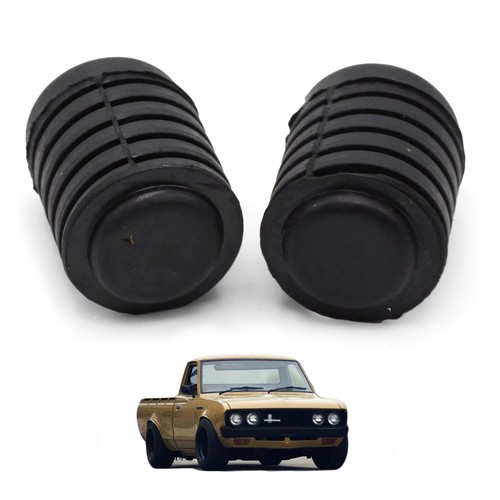 For Datsun 720 Pickup 1980 90 91 Front Spiral Hood Bonnet Bumper Rubber Black - Picture 6 of 6