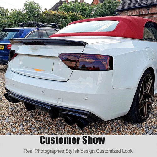 For Audi A5 Sline S5 Coupe 12-17 Carbon Fiber Rear Bumper Diffuser Lip Body Kits - Picture 11 of 13