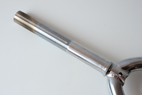NEW unbranded MTB chrome forks, for 24 inch wheels. Unused. - Picture 6 of 8