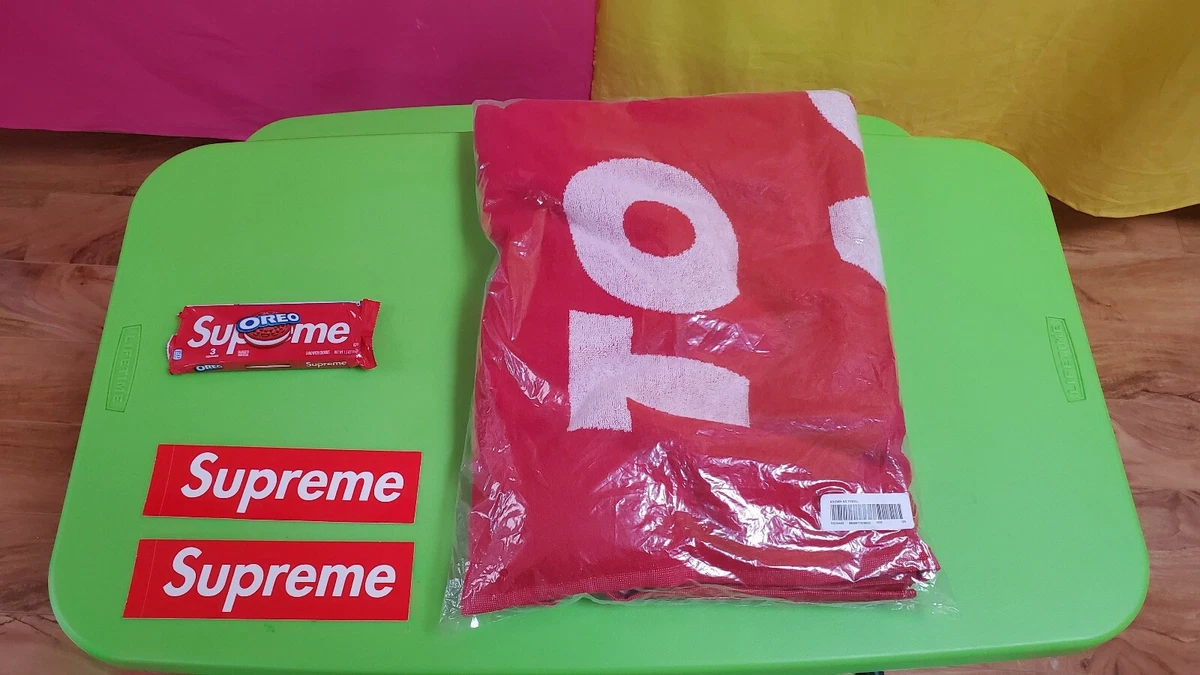 Supreme Red Bath Beach Towels for sale | eBay