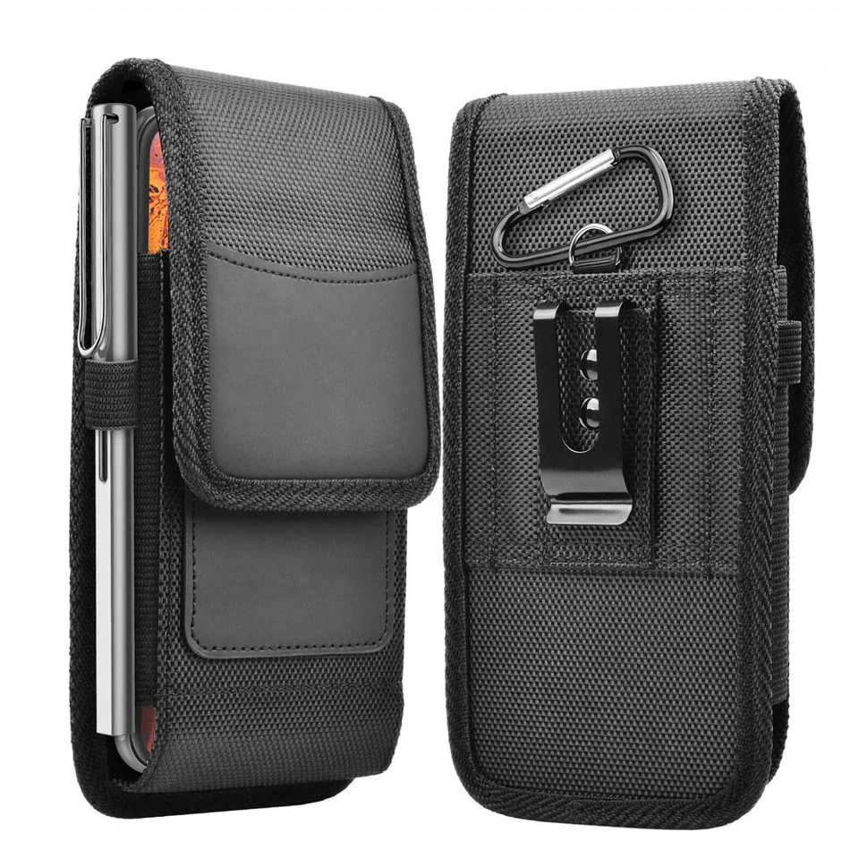 For HTC U11 Phone Belt Clip Loop Case Pouch Holster Card Holder - Image 2 of 4