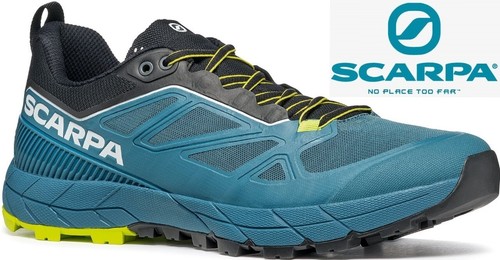 SCARPA rapid trail run shoes vibram megagrip soles mesh upper 43.0 US men 9.75