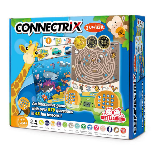 Connectrix Junior interaktives pädagogisches Lernen elektronisches Spiel 1 oder 2 Spieler - Bild 1 von 4