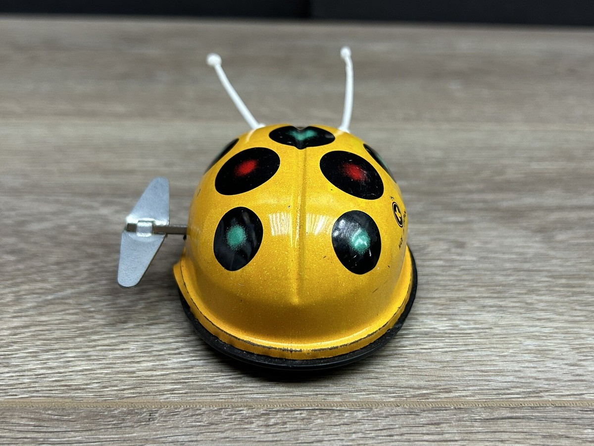Vintage Ladybug Ladybird Metal Tin Wind Up Toy Japan | eBay