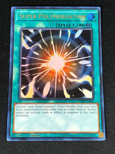 YUGIOH SUPER POLYMERISATION DUDE-DE040 1. ULTRA (NM)