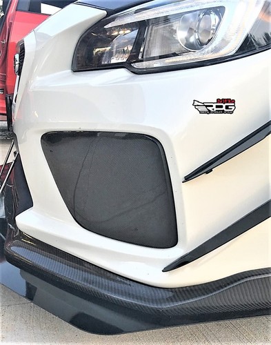 RPG Carbon GTA Front Bumper Foglight Cover for 15 16 17 Subaru WRX STi VA - Picture 1 of 11