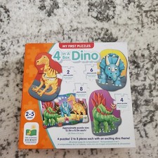 The Learning Journey Dinosaur Puzzle Set 4 In A Box My First Puzzles Dino NWT