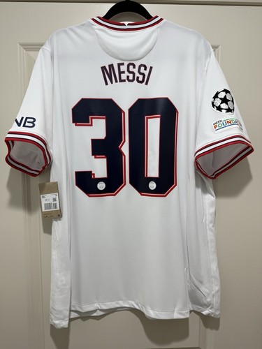 Messi 30 Mens 2XL Nike Paris Saint-Germain Fourth Jordan Jersey Champions League