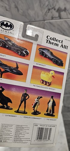 Lot Of 2 1992 ERTL Batman Returns Die Cast Metal Penguin Commando & Catwoman NEW - Picture 13 of 14