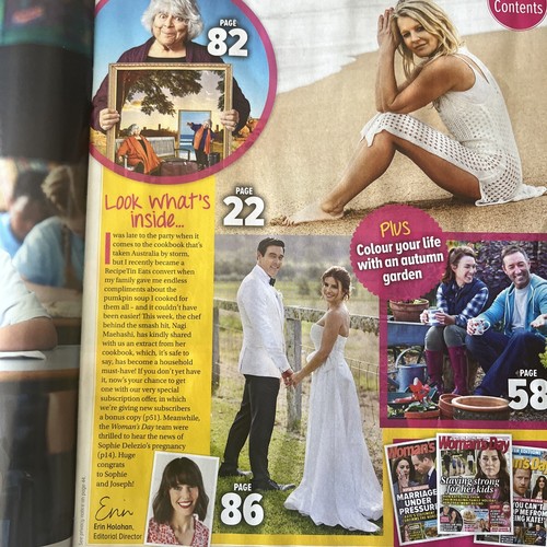 Woman’s Day Magazine April 15th 2024 Royal Family Cooking & Food Brand New - Picture 2 of 2