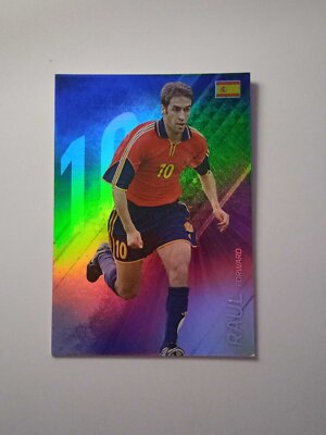 2018 Futera Unique World Football Legends Raul Spain #WF07