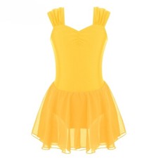 Ballet Dance Dress Kids Girls Sleeveless Gymnastic Leotard Performance Costumes