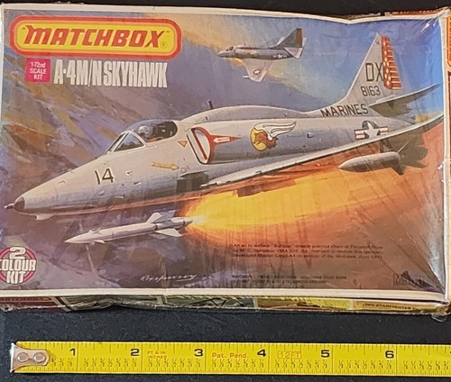 RARE MISB Matchbox 1/72 Douglas A-4M/N SKYHAWK Fighter/Bomber
