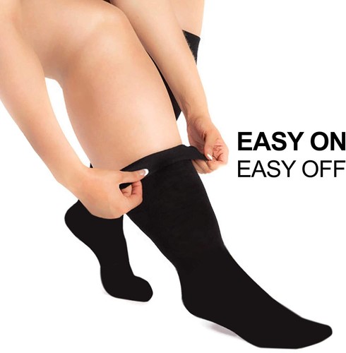S-4XL Compression Socks 15-20 mmHg Medical Knee High For Women & Men Circulation - Picture 8 of 14