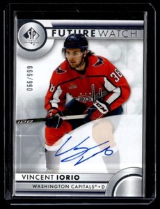 2023-24 SP Authentic Future Watch Auto #132 Vincent Iorio Rookie Card 066/999