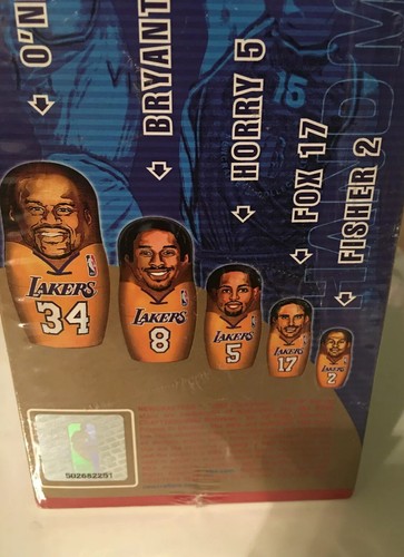 Newcrafters Lakers Dollin Puppe 5 in 1 2002 Champions Gold Edition Kobe Shaq Horry - Bild 3 von 11