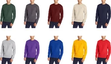 Champion Men's Powerblend Fleece Crew Sweatshirt with C Logo