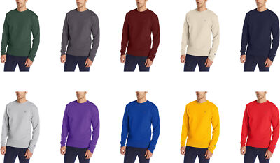#ad Champion Men#x27;s Powerblend Fleece Crew Sweatshirt with C Logo $53.59