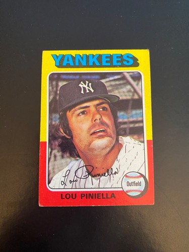 1975 TOPPS BASEBALL #217 LOU PINIELLA!! $1 SHIPPING!! - Picture 1 of 2
