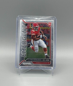 2020 Panini Prizm - Clyde Edwards-Helaire - Emergent Rookie Prizm #3 - Chiefs
