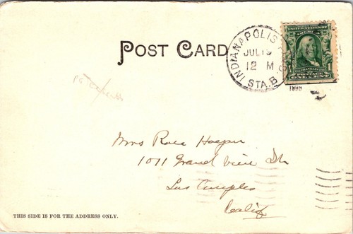 Reservoir Park & Water Tower St. Louis Missouri Postcard - Picture 2 of 2