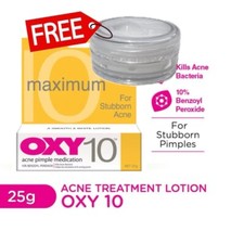 25g +3g OXY10 Mentholatum Kills Acne Benzoyl Peroxide Pimple Medication Cream