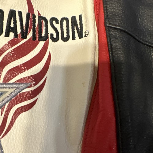 Harley Davidson Leather Vest Size Womens Large - Picture 10 of 13