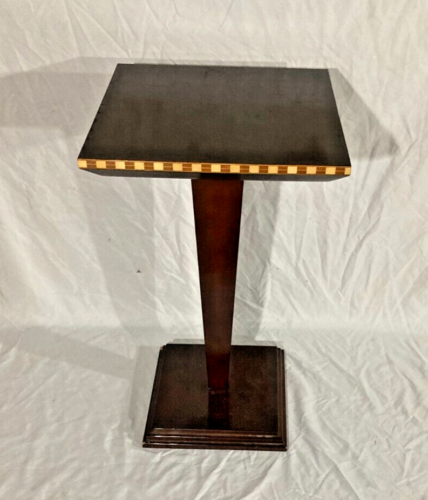 Vintage The Bombay Company Mahogany Wood Table Display Plant Stand - Nice!! - Picture 2 of 4