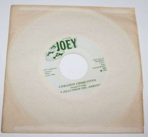 Los Jilgueros Del Arroyo Joey Records San Antonio Texas 45 Record Jukebox - Picture 3 of 4