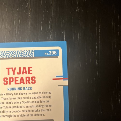 2023 Panini Donruss - Autografi Rated Rookie Orange #396 Tyjae Spears (AU, RC) - Foto 10 di 10