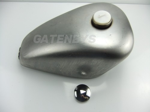 Universal Motorcycle Fuel Tank 9L + Tap + Cap Custom Cafe Racer Harley Chopper - Picture 4 of 23