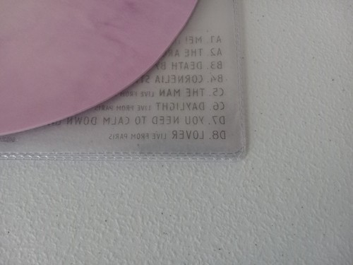 Taylor Swift Lover (Live From Paris) Pink & Baby Blue Marbled Heart Shape Vinyl - Picture 7 of 18