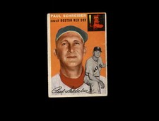 1954 Topps 217 Paul Schreiber CO RC VG #D1,069901