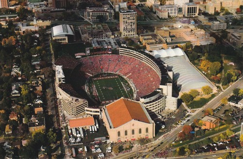 Scarce University of Wisconsin Badgers Football Camp Randall Stadium Postcard
