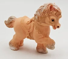 Horse Toy Vintage Sun Rubber Squeaks 1950s
