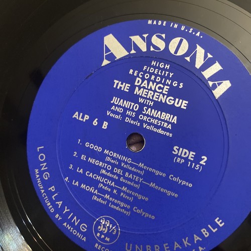 DANCE THE MERENGUE WITH JUANITO SANABRIA AND HIS ORCHESTRA RECORD ONLY - Picture 4 of 5