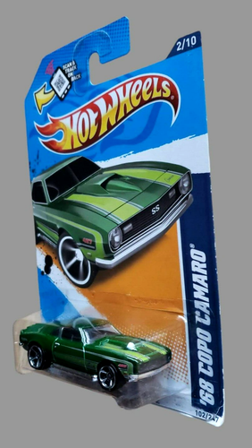 Hot Wheels '68 COPO Camaro '11 New Models Red & Muscle Mania Green GM '12 LOT X2 - Picture 9 of 19