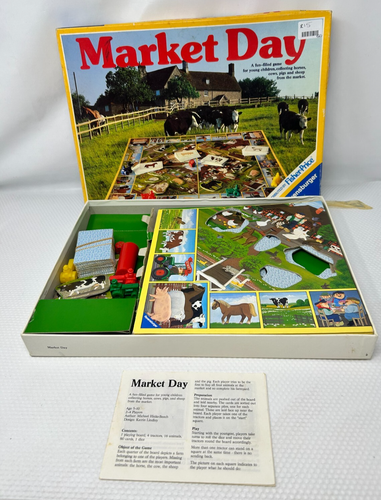 Market Day Vintage Board Game Distributed by Fisher-Price Ravensburger LMB1b - Picture 4 of 11