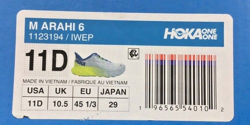 Hoka One One Herren Arahi 6 IWEP blau sportliche Laufschuhe - Bild 9 von 9
