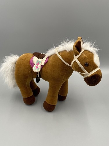 What A Doll 14” cavallo pony sella Kahn Lucas Lancaster gambe posabili senza etichette - Foto 3 di 6