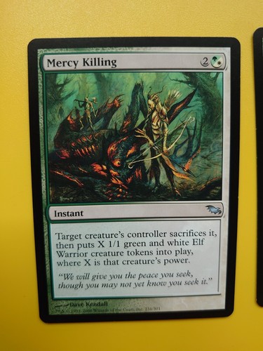 MTG Card. Mercy Killing x2 Shadowmoor Instant - Picture 3 of 4