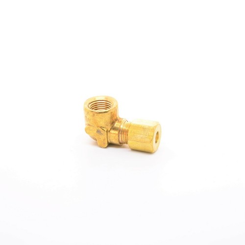 3/16 Tube OD Compression to 1/8 Female Npt 90 Elbow Fitting Adapter HVAC Air - Picture 1 of 6