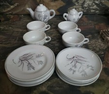 Vtg Miniature Japan Made China Tea Set