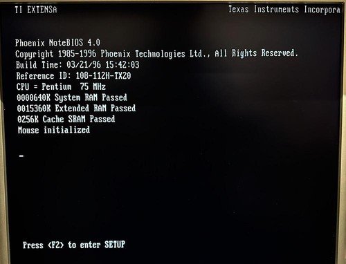 Texas Instruments Extensa 570CD Notebook Laptop Pavilion Floppy Keyboard 16MB - Picture 7 of 10