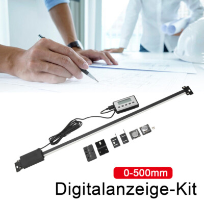 0-500mm LCD Digitale Anzeige Akkurate digitale Linear Scale LCD Auslesekit