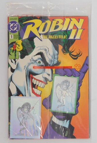 ROBIN II JOKER'S WILD COLLECTOR'S SET #1 - DC 1991 Sealed Comic Collection - Picture 2 of 2